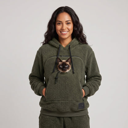 The Huggiez Hoodie with Pet Tote Carrier