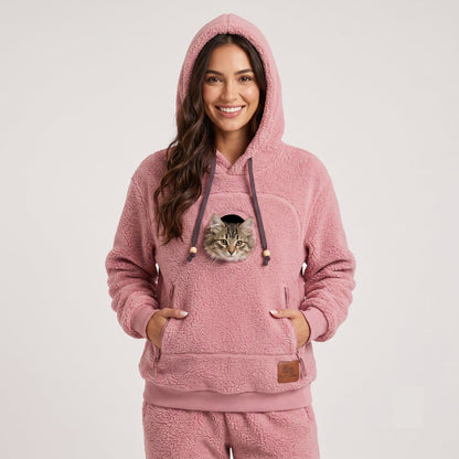 The Huggiez Hoodie with Pet Tote Carrier
